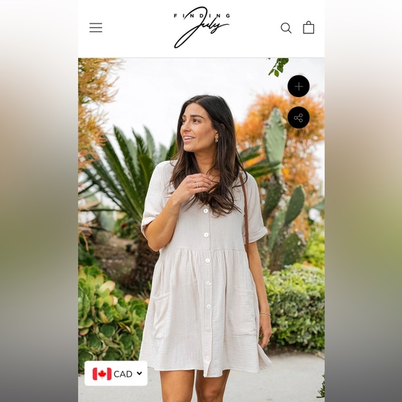 FINDING JULY The Ray Dress Size L - Picture 2 of 11